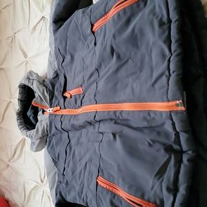 Boys fall winter jacket with removable fleece lining